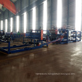Manufacturing metal color steel roll forming machines polyurethane insulated eps roof sandwich panel production line